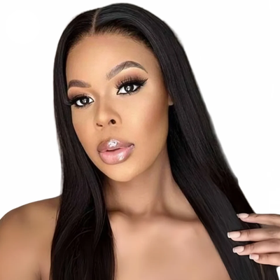16 inch brazilian Hair Full Frontal Wig.